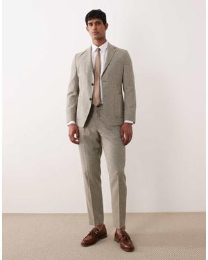 Barbour Forstone Co-ord Houndstooth Trouser - Natural