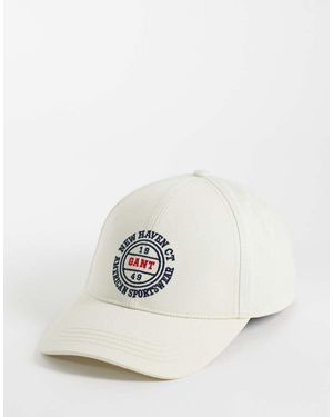 GANT Cappellino Grafico Color Crema - Bianco