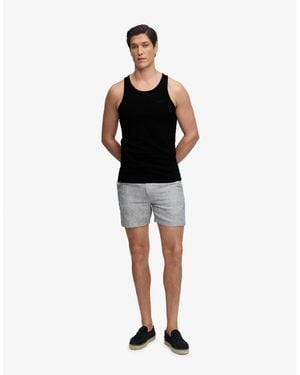 Superdry – unbrushed – basic-trägertop - Schwarz