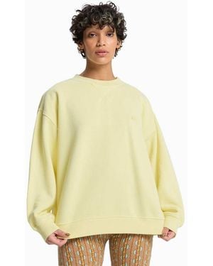Quiksilver Essential Crew Neck - Yellow