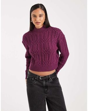 Cotton On Jersey De Punto De Ochos De - Morado