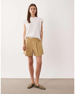 Polo Ralph Lauren Linen Look Woven Shorts - White
