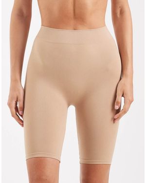 Pieces Seamless Legging Shorts - Natural
