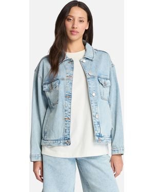 Timberland – archive – jeansjacke - Blau