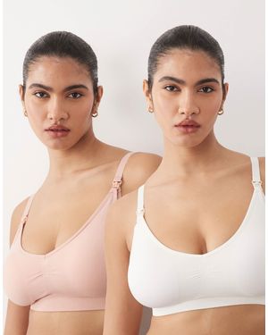 Mama.licious Mamalicious Maternity Nursing Bra 2-pack - Natural