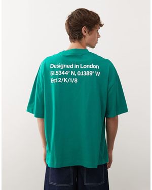 Collusion T-Shirt Con Stampa Sul Retro - Verde