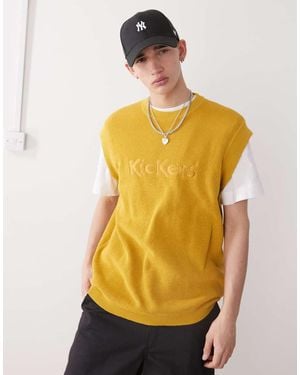 Kickers Knit Sleeveless Vest - Yellow