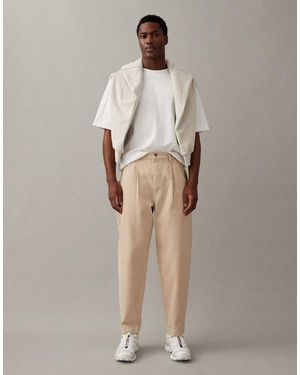 ASOS Relaxed Tapered Jeans - Brown