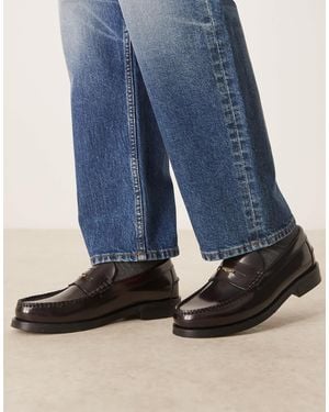 Walk London Dalston Penny Loafer - Blue