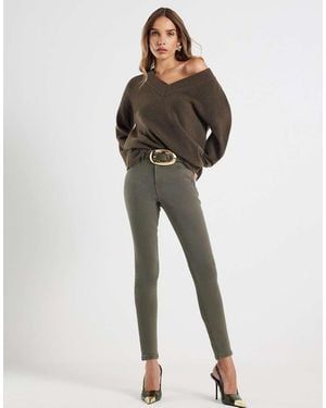 River Island Molly Skinny Jeans - Green
