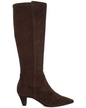 Dune Sera Knee High Boots - Brown