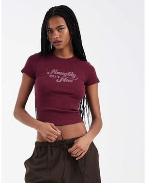 Hollister Festive Graphic T-shirt - Red
