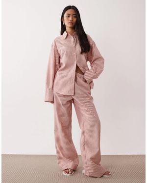 Nia Khonny Wide Leg Pants - Pink