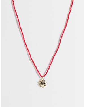 ONLY Collier avec pendentif soleil - Blanc