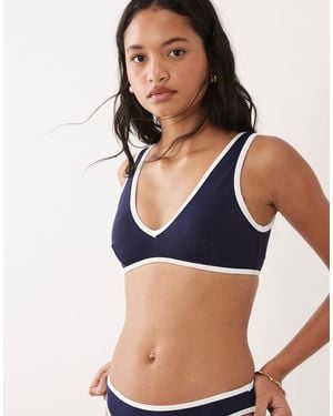 GOOD AMERICAN – bikinioberteil - Blau