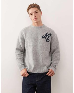 KTZ Oversized Knitted Jumper - Grey