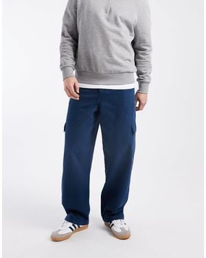 ASOS – cargohose - Blau