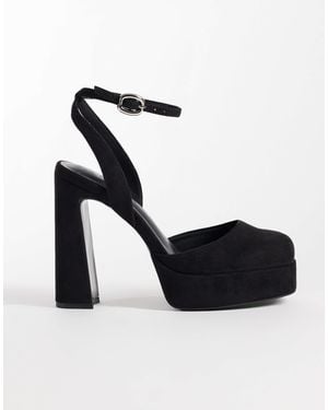 ASOS Chaussures à plateforme à talons hauts à bout pointu es - Noir
