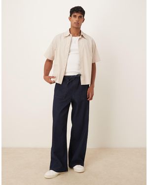 ASOS – superweite, leichte jeans - Natur