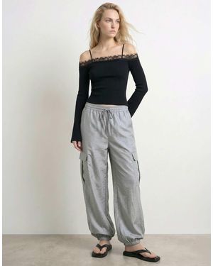 HYPEDROP Pantalon cargo - griffon - Gris