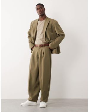ASOS – barrel-anzughose - Grün