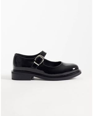 schuh Lucan Wide Fit Mary Janes - Black