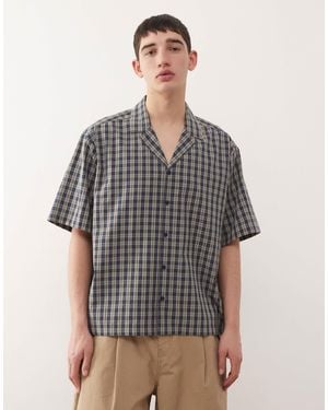Collusion Short Sleeve Boxy Shirt - Gray