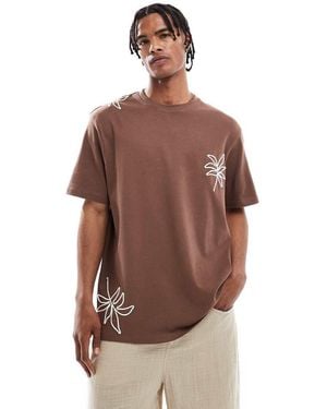 Threadbare 200 Gsm Cotton Short Sleeve T-Shirt - Brown