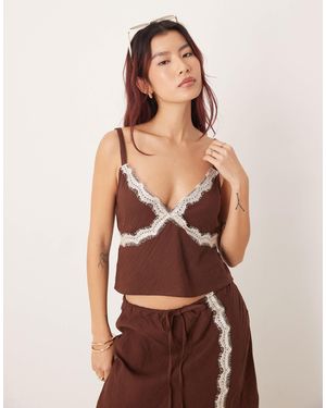 esmé studios Crop top - Marron