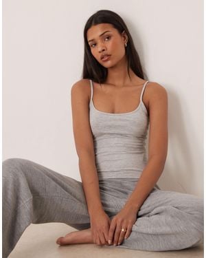 Gina Tricot Singlet Top - Gray