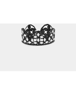 Stradivarius Mirror Wave Choker - White