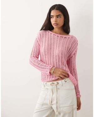 ASOS – strickpullover - Pink