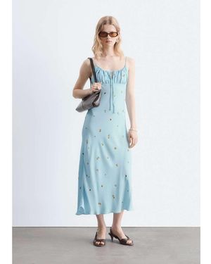& Other Stories Midi Sundress - Blue