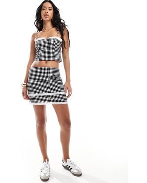 ASOS Double Layer Mini Skirt - White