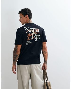 Napapijri – yourte – t-shirt - Blau
