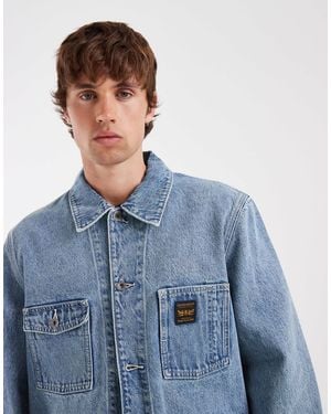 Levi's Workwear berkley denim-arbeitsjacke - Blau
