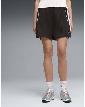 PUMA T7 Pintuck 4" Shorts - Black