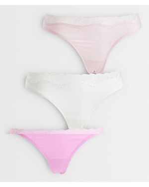 ASOS Confezione Da 3 Perizomi - Rosa