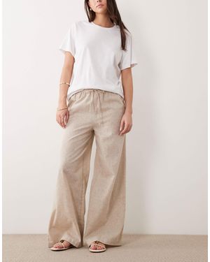 Wednesday's Girl – leinenhose - Natur