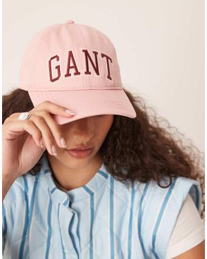 GANT Gorra Rosa Con Diseño Universitario De Sarga De Algodón De