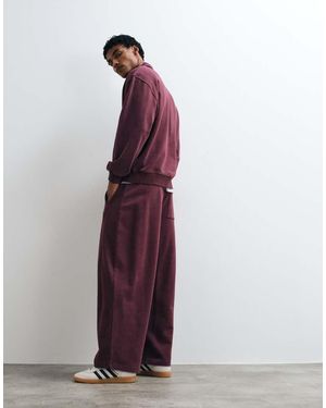 ASOS Cocoon jogger Co-ord With Acid Wash - Purple
