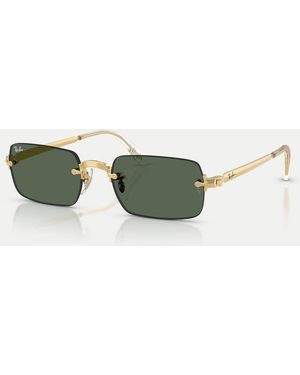 Ray-Ban Rb3928 Oval Sunglasses With Lens - Green