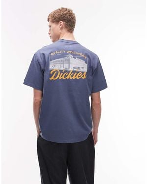 Dickies Wellsville Backprint T-shirt - Blue