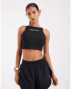 Nike Pro Dri-Fit Padded Sports Bra - Blue