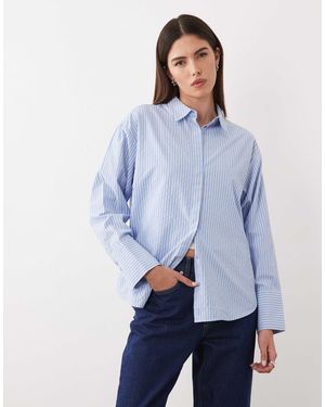 JJXX Poplin Stripe Shirt - Blue