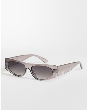 TOPSHOP – mykonos – cat-eye-sonnenbrille - Grau