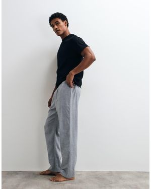 New Look Pantalón De Pijama A Rayas Azul - Blanco