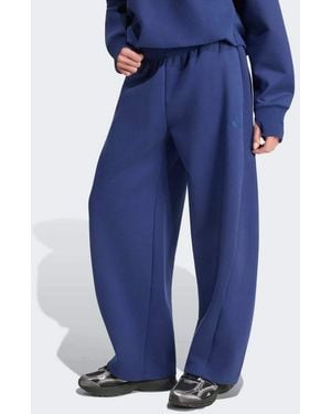 adidas Originals Soft Lux Winter Knit Barrel Trousers - Blue
