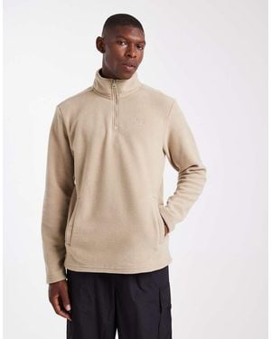 Threadbare Polar Con Cremallera Corta De -Neutro