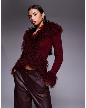 I.AM.GIA – cressida – kompakte strickjacke - Lila